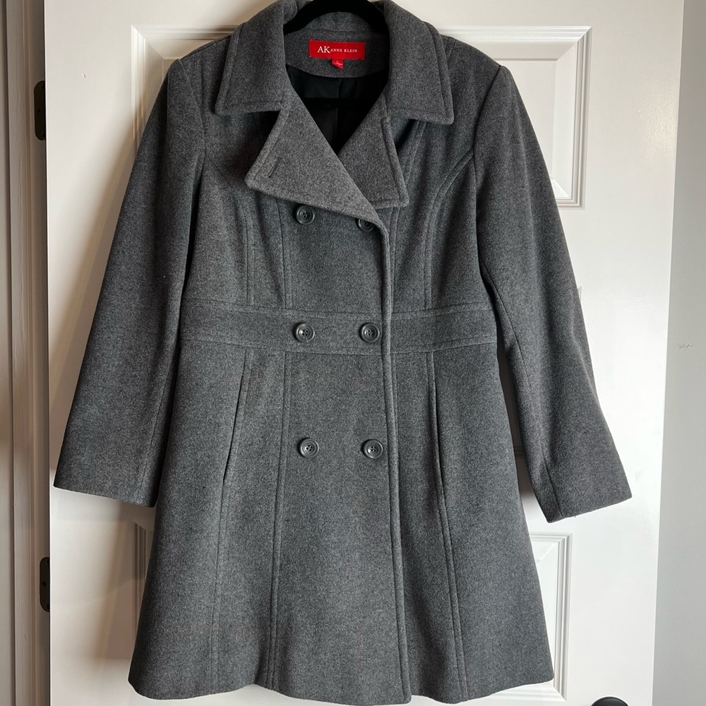Anne Klein Knee length wool coat Size L